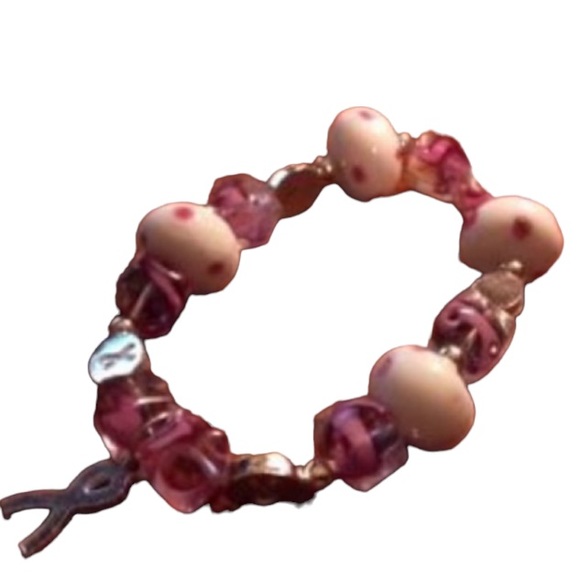 Breast Cancer Awareness Bracelet - Picture 2 of 2